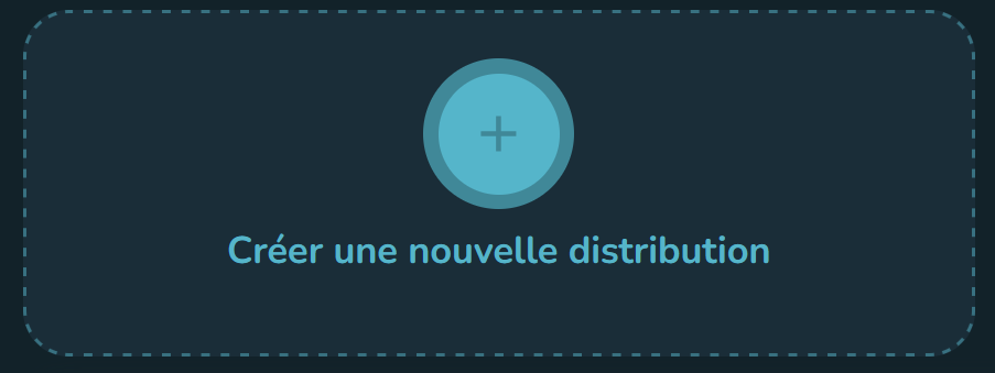 Création d’une nouvelle distribution dans Dibsteur