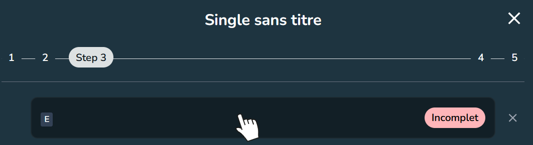 Saisie des métadonnées et contributeurs d’un titre